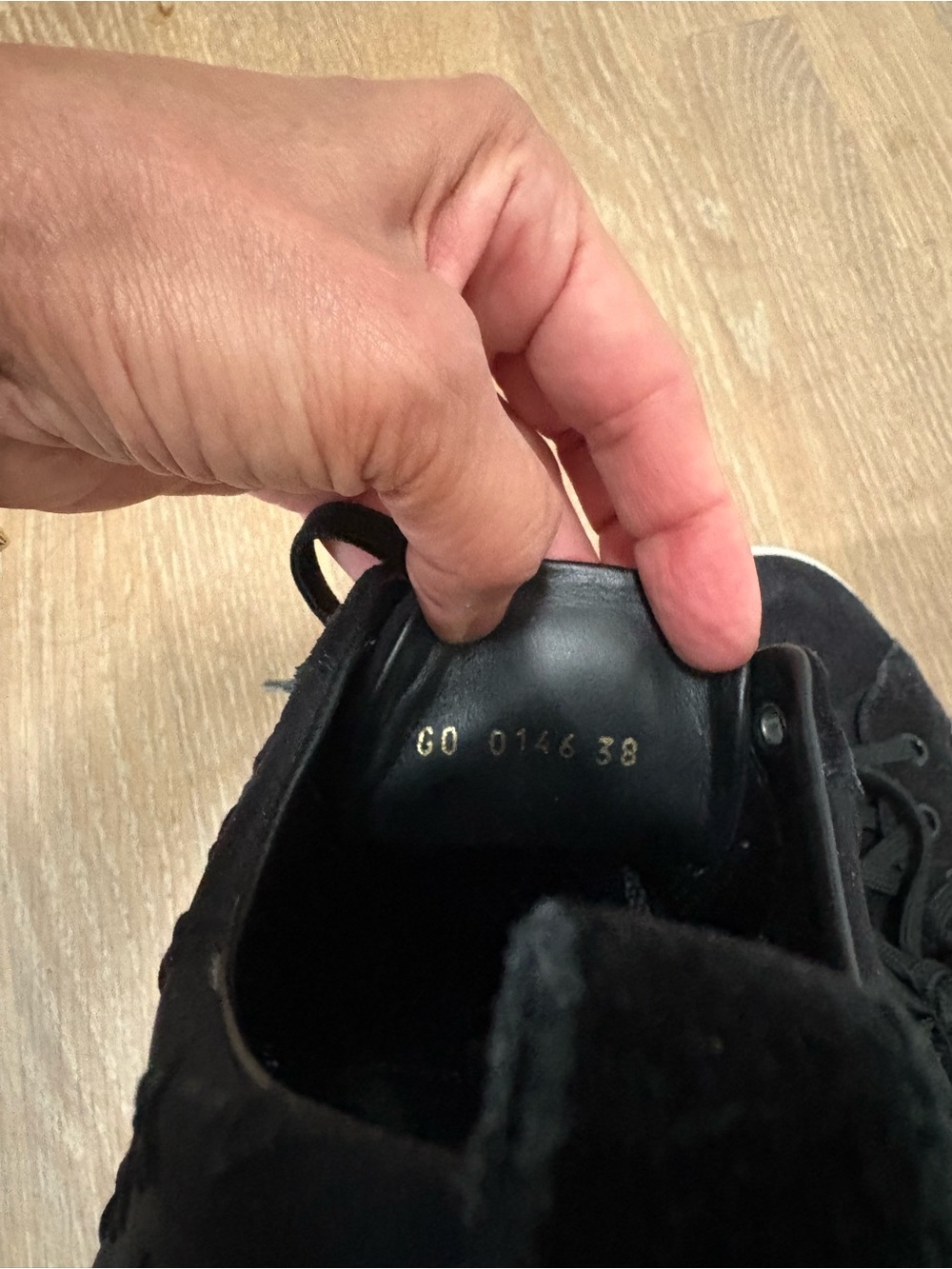 Louis Vuitton Women’s Black Suede Logo Sneakers - Picture 4 of 9